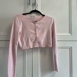 Princess Polly baby pink cardigan